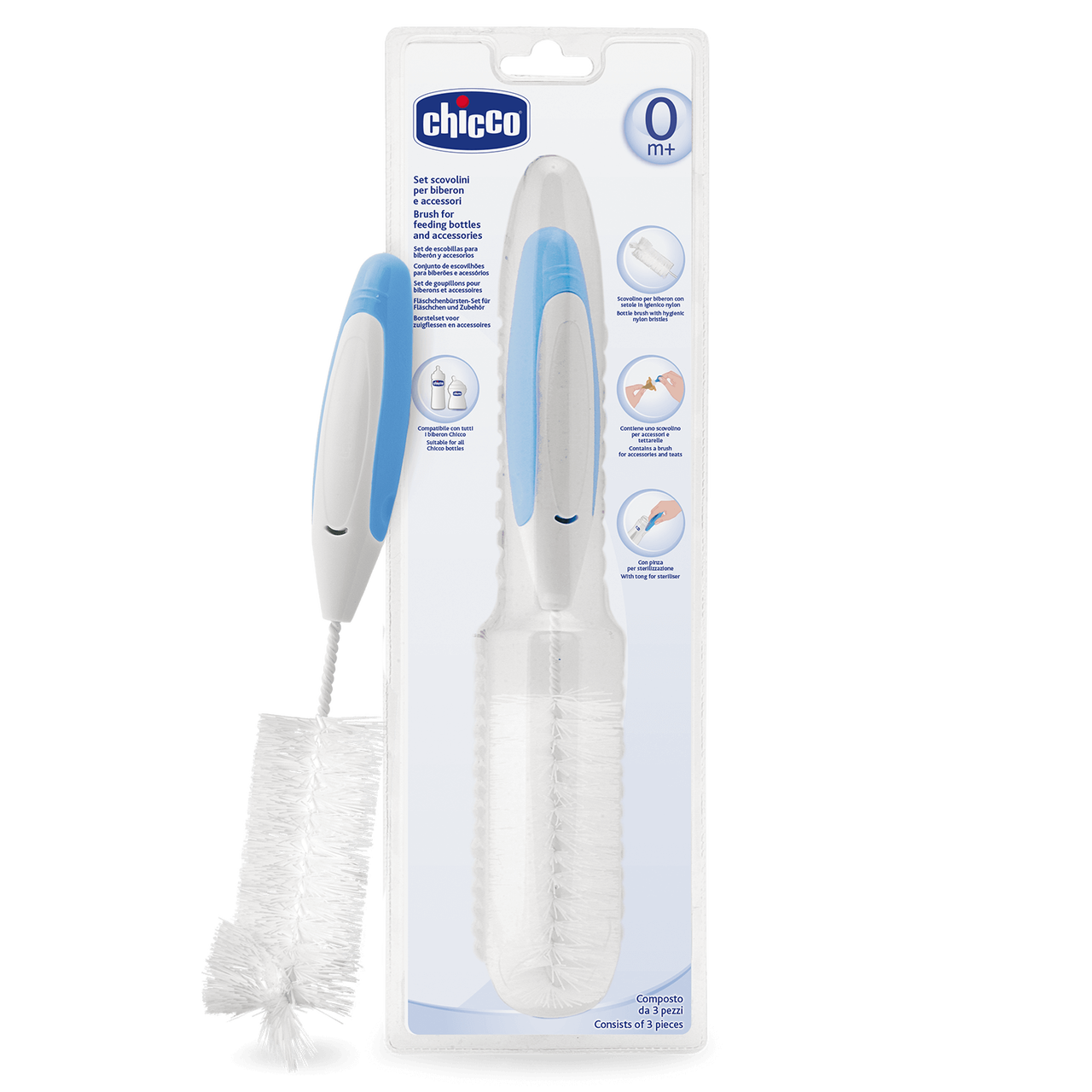 Chicco 3 in 1 Bottle Brush