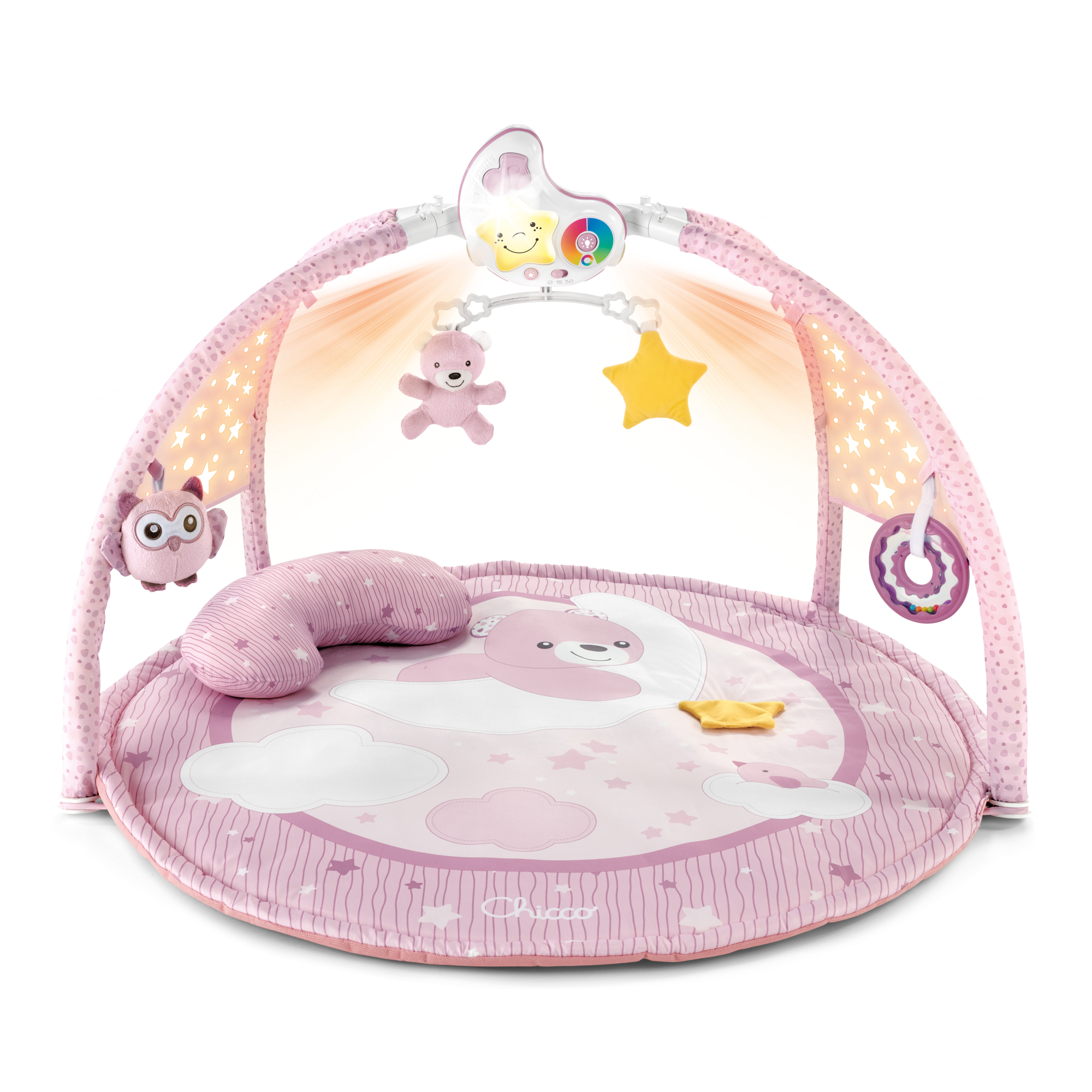 Pink baby gym hot sale