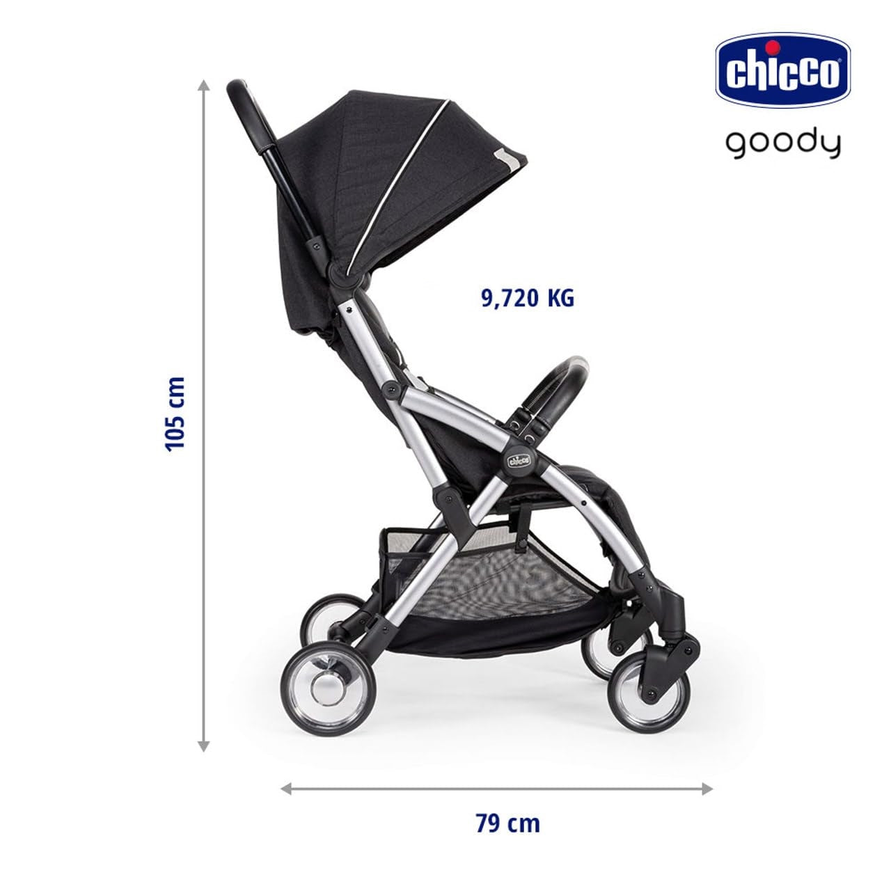 Chicco Goody Graphite Stroller