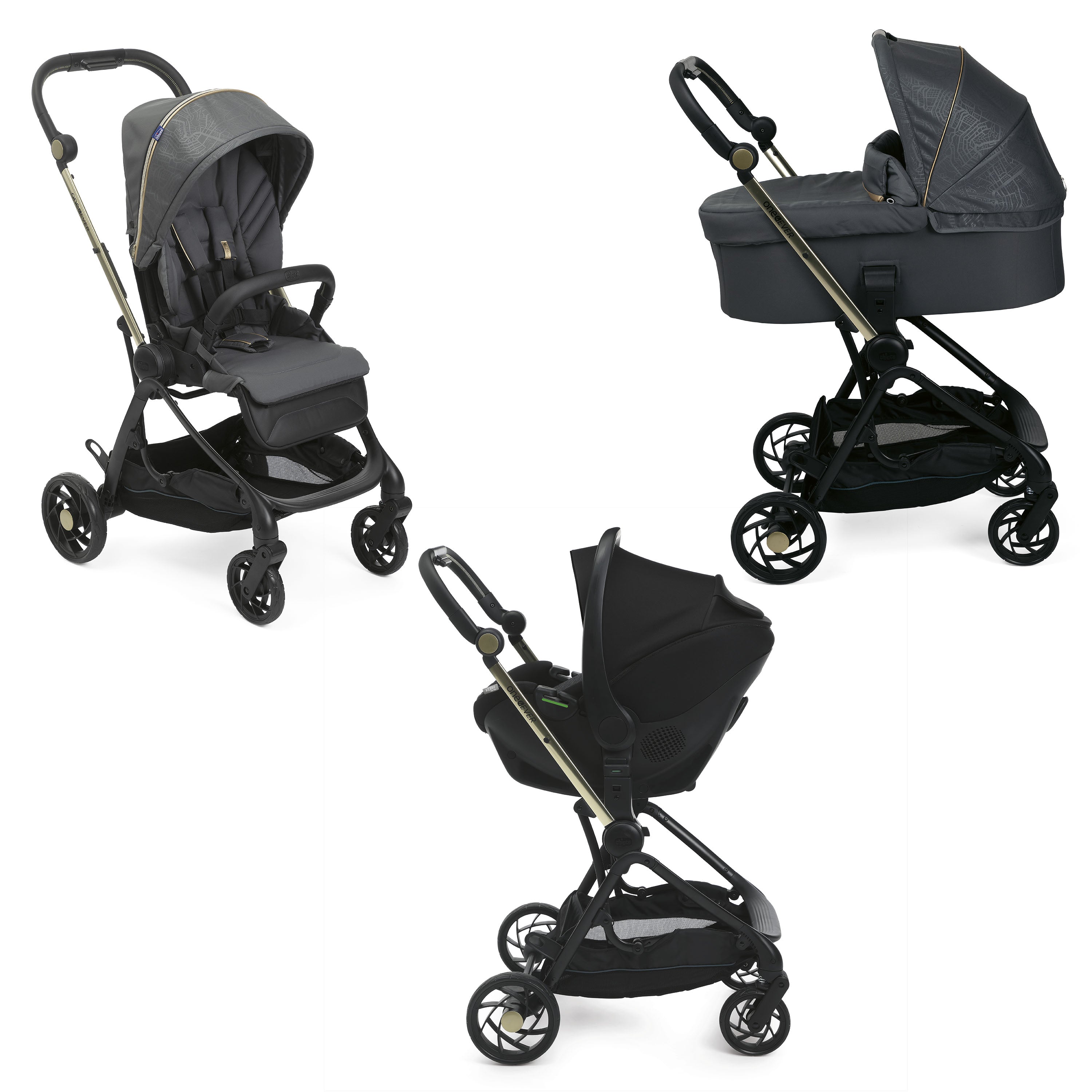 Chicco One4Ever Travel System City Map