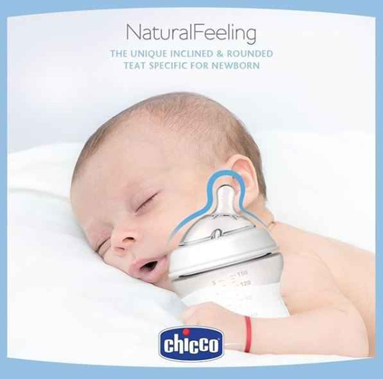 Chicco Natural Feeling Glass Bottle 0+ months (150ml)