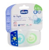 Chicco Soother Physio A/Lumi Sil 6-12m