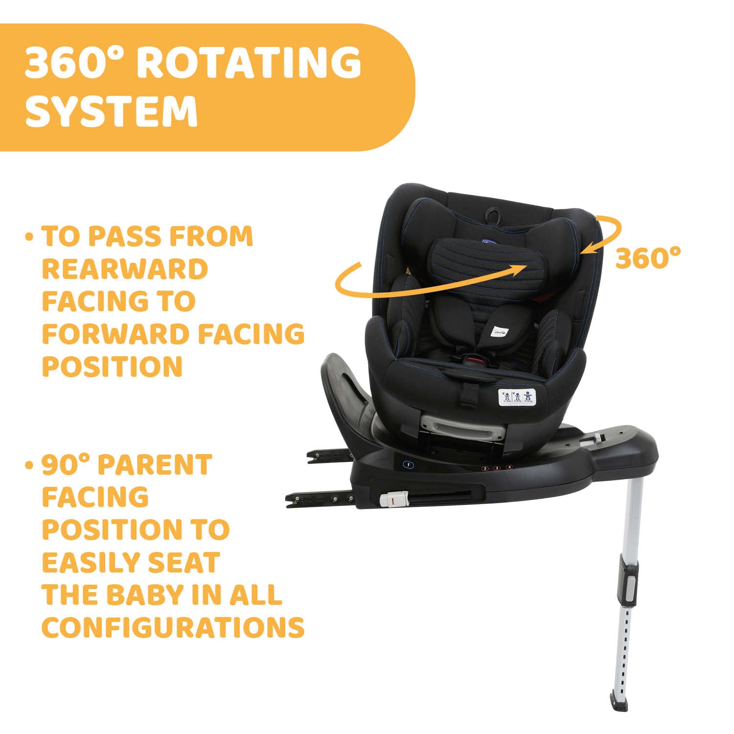 Chicco One Seat Air - Black Air