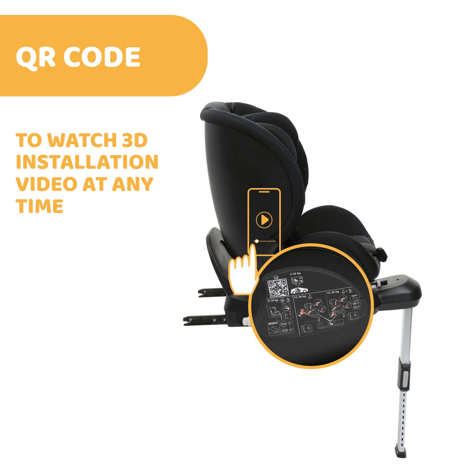 Chicco One Seat Air - Black Air
