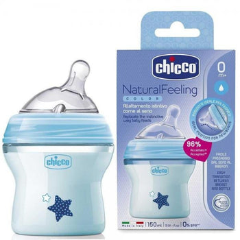 Chicco Natural Feeling Colour Bottle Blue (150 ml)