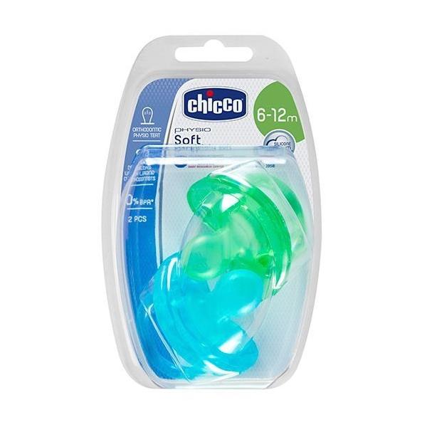 Chicco Physio Soother 6-12 months Boy 2 Pieces