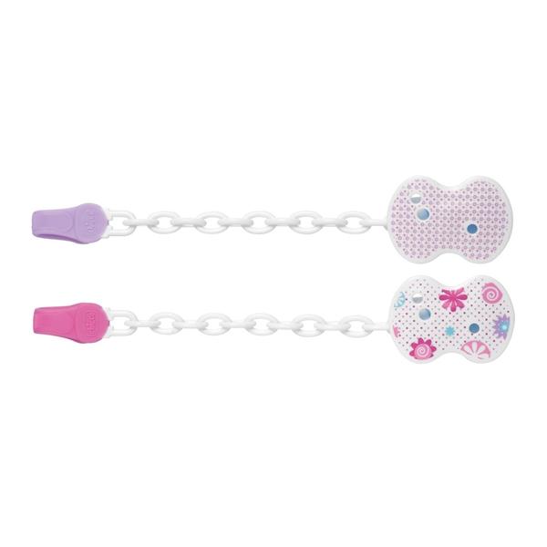 Chicco Clip with Chain Pink