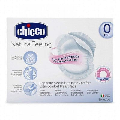 Chicco Antibacterial Breast Pads (0m+) 60pcs