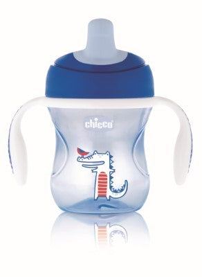 Chicco Training Cup – 6 Months - Boy Blue & Green