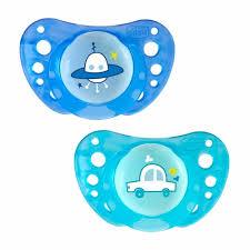 Chicco Physio Air Soother 12+ Months Blue 2 Pieces + Case
